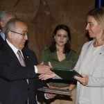 Ramtane Lamamra et Federica Mogherini. New Press
